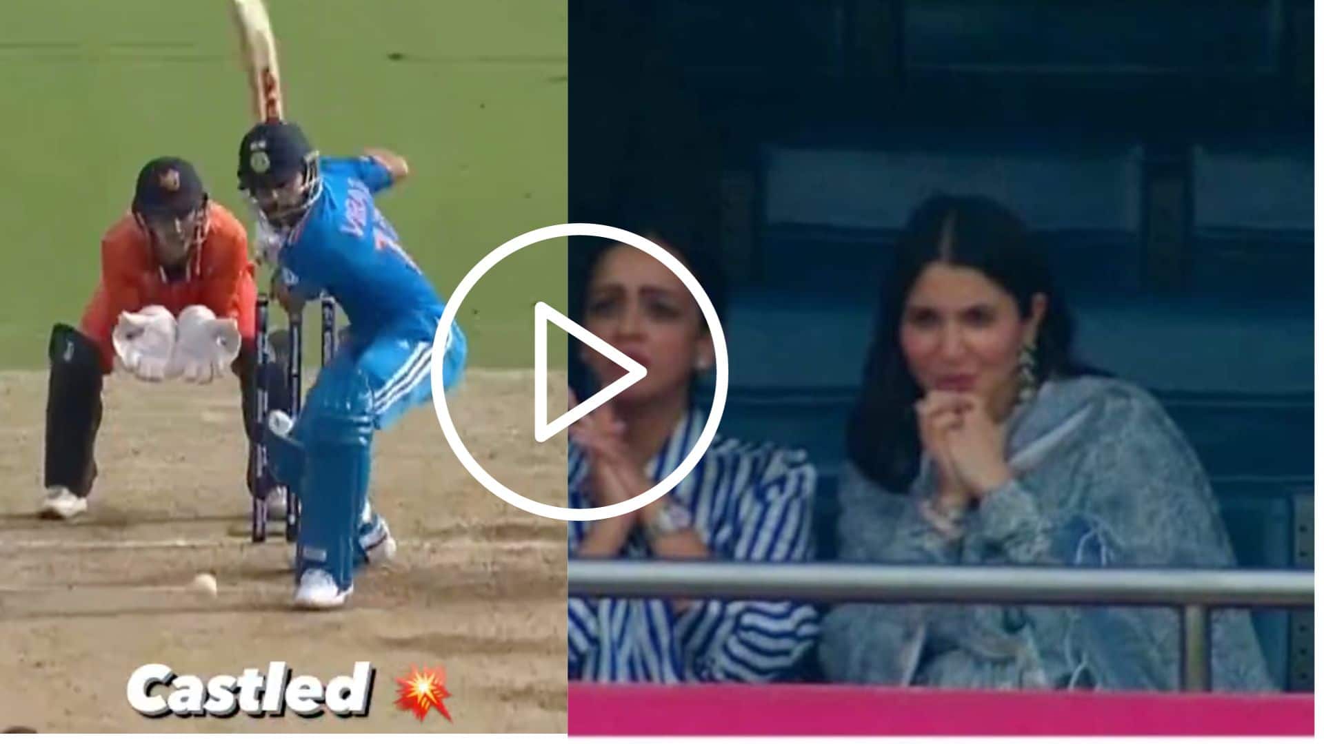 [Watch] Virat Kohli Gets Cleaned Up and Shocked At Chinnaswamy By A 'Deadly Arm-Ball' 